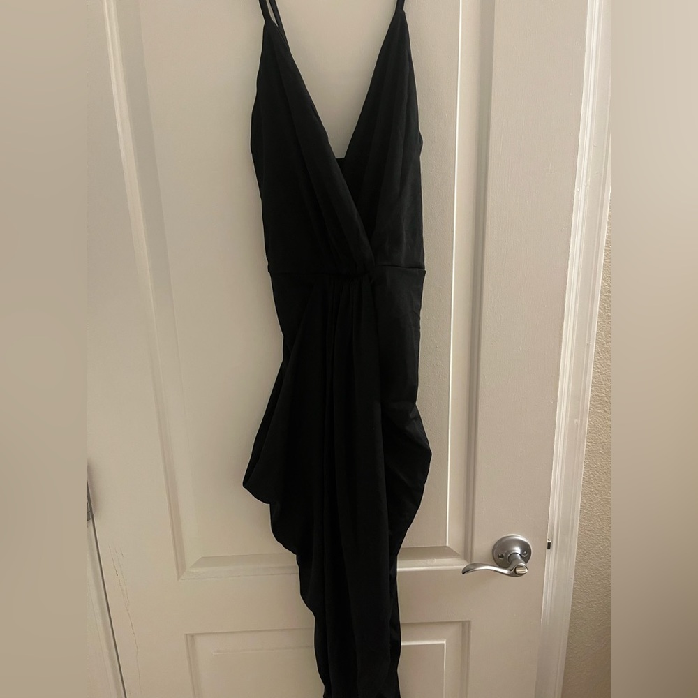 Black cocktail dress